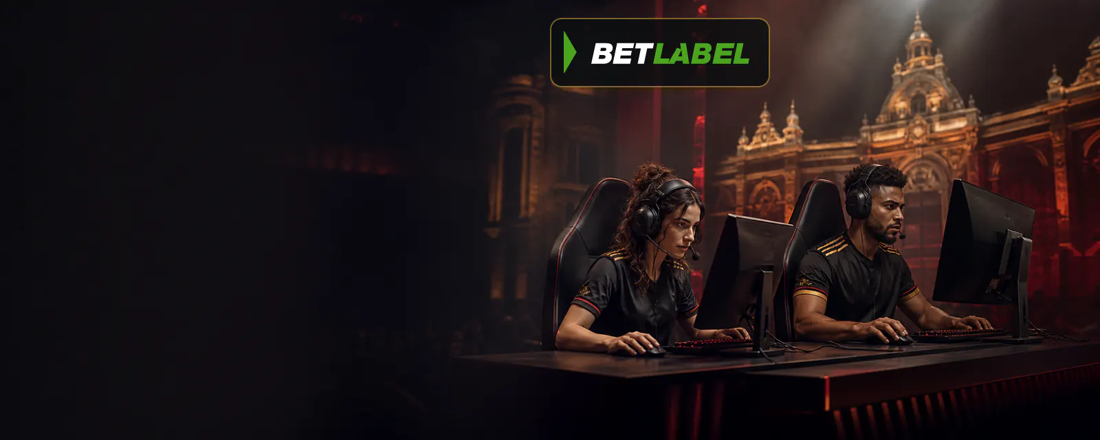 Jugadores adultos de eSports en una arena española